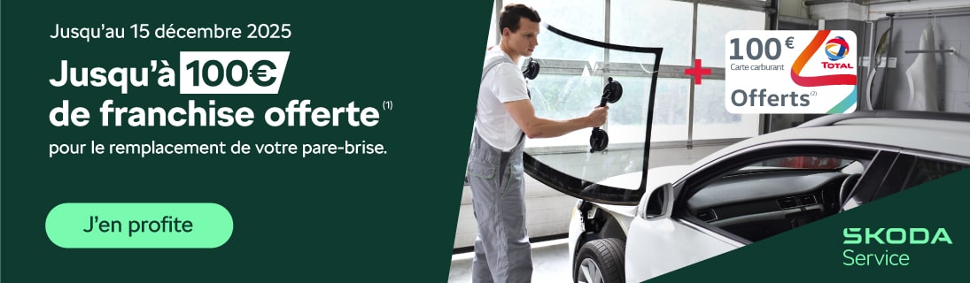 Carte carburant offerte pour tout changement de pare-brise